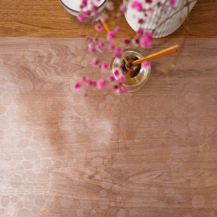 Коврик противоскользящий Доляна «Галька», 45×90 см, прозрачный