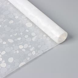 Коврик противоскользящий Доляна «Галька», 45×90 см, прозрачный