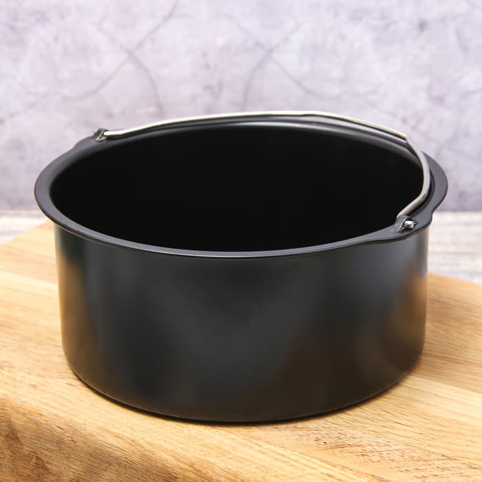 Котелок «Жаклин», 1.2 л, антипригарное покрытие, углеродистая сталь, чёрный