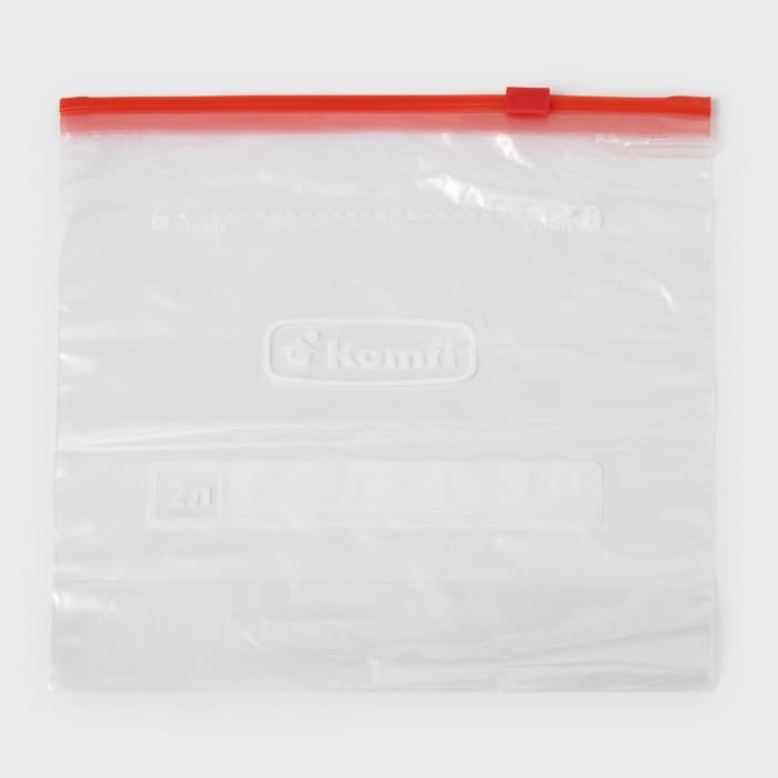 Пакеты с safe-защелкой 2 л, подходят для жидкостей, в наборе 10 шт.