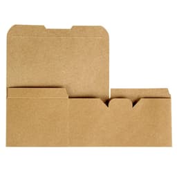 Коробка крафт, упаковка для куриных крыльев и наггетсов, 15×9.1×7 см