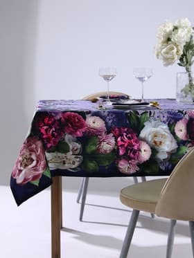 Кухонный набор «Этель. Цветочный этюд»: скатерть 180×150 см, салфетки 40×40 см-8 шт., 100% хлопок