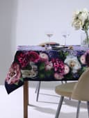 Кухонный набор «Этель. Цветочный этюд»: скатерть 180×150 см, салфетки 40×40 см-8 шт., 100% хлопок