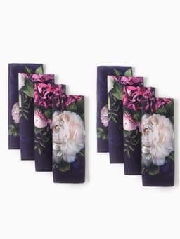 Кухонный набор «Этель. Цветочный этюд»: скатерть 180×150 см, салфетки 40×40 см-8 шт., 100% хлопок