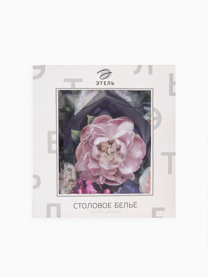 Кухонный набор «Этель. Цветочный этюд»: скатерть 180×150 см, салфетки 40×40 см-8 шт., 100% хлопок