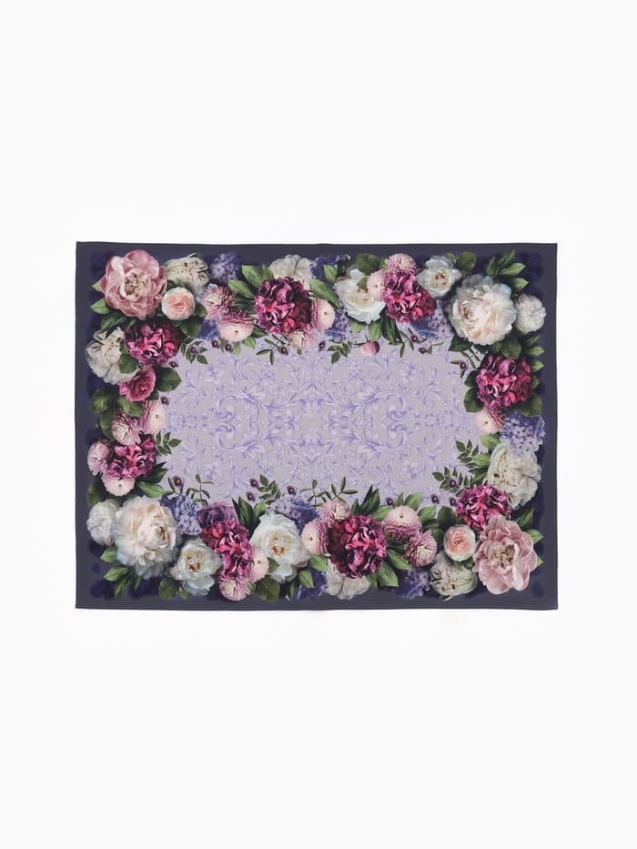 Кухонный набор «Этель. Цветочный этюд»: скатерть 180×150 см, салфетки 40×40 см-8 шт., 100% хлопок