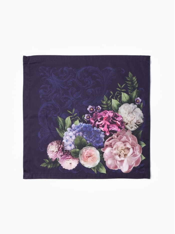 Кухонный набор «Этель. Цветочный этюд»: скатерть 110×150 см, салфетки 40×40 см, 4 шт., 100% хлопок