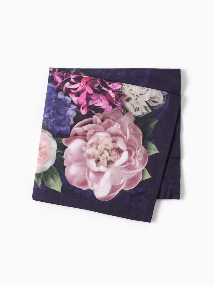 Кухонный набор «Этель. Цветочный этюд»: скатерть 110×150 см, салфетки 40×40 см, 4 шт., 100% хлопок