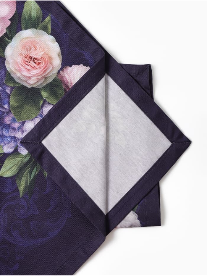 Кухонный набор «Этель. Цветочный этюд»: скатерть 110×150 см, салфетки 40×40 см, 4 шт., 100% хлопок