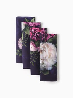 Кухонный набор «Этель. Цветочный этюд»: скатерть 110×150 см, салфетки 40×40 см, 4 шт., 100% хлопок