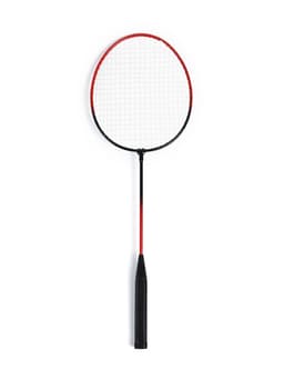 Ракетки для бадминтона ONLYTOP, набор 2 шт., в чехле, чёрно-красные