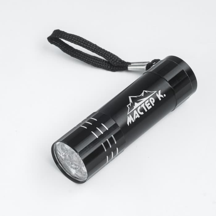 Фонарь ручной «Мастер К» MHB-W1D9, 9 LED, 90 Лм, 1 режим, от батареек 3×ААА