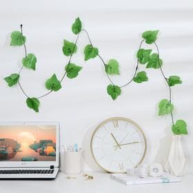 Лиана искусственная «Лист березы», 2.2 м, (фасовка 12 шт.)