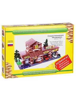 Конструктор из кирпичиков Архитектурное моделирование «СТО», 1240 деталей