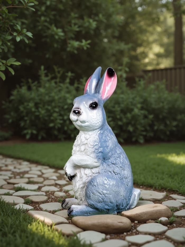 Садовая фигура из гипса «Заяц Вася», 33×15×17 см