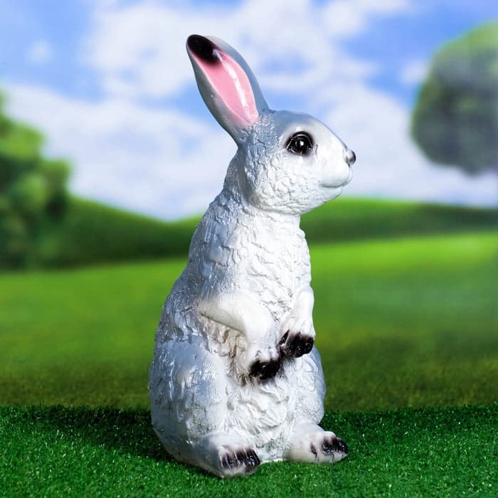 Садовая фигура из гипса «Заяц Вася», 33×15×17 см