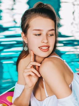 Серьги металл «Морячка», цвет чернёное серебро