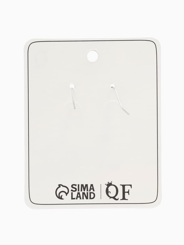 Серьги металл «Морячка», цвет чернёное серебро