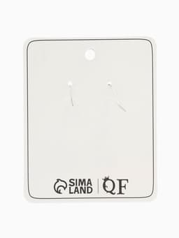 Серьги металл «Морячка», цвет чернёное серебро