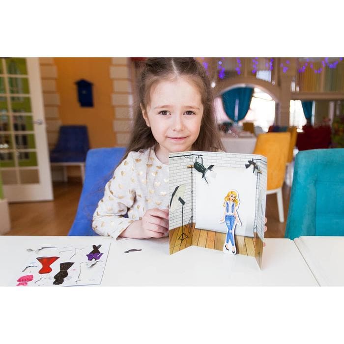 Магнитная игра Happy Valley «Одень куклу: топ-модель»