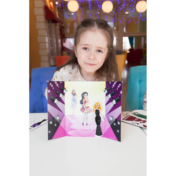 Магнитная игра Happy Valley «Одень куклу: топ-модель»