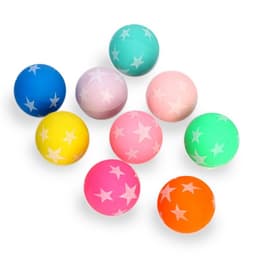 Мяч каучуковый «Звёздочки», светится в темноте, 4.3 см, цвета МИКС