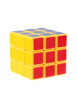 Головоломка-кубик, 3×3, жёлтый