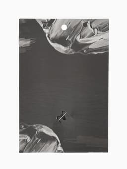 Брошь «Ножницы», белая в серебре