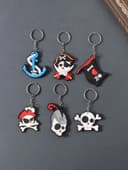 Брелок для ключей на кольце «Пираты», резина, 3.5×4.8 см, МИКС