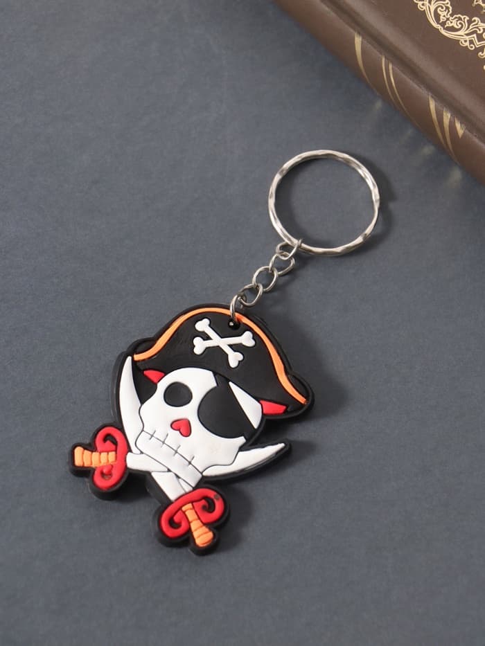 Брелок для ключей на кольце «Пираты», резина, 3.5×4.8 см, МИКС
