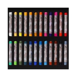 Пастель сухая ЗХК «Сонет», 24 цвета, Soft, d=8 мм/L-60 мм, круглое сечение, художественная