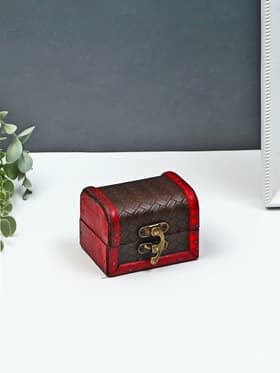 Шкатулка для украшений «Сундучок. Плетёнка », дерево, 6×5×8 см