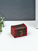 Шкатулка для украшений «Сундучок. Плетёнка », дерево, 6×5×8 см