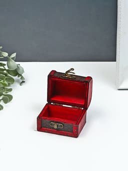 Шкатулка для украшений «Сундучок. Плетёнка », дерево, 6×5×8 см