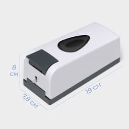 Диспенсер для жидкого мыла SAVANNA, механический, 350 мл, пластик, белый