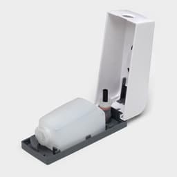 Диспенсер для жидкого мыла SAVANNA, механический, 350 мл, пластик, белый