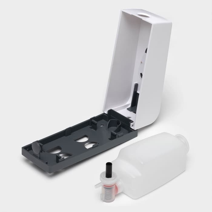 Диспенсер для жидкого мыла SAVANNA, механический, 350 мл, пластик, белый