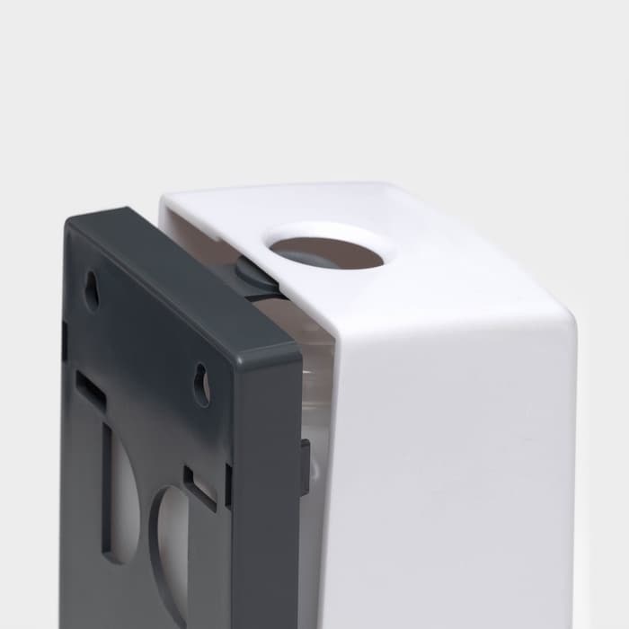 Диспенсер для жидкого мыла SAVANNA, механический, 350 мл, пластик, белый