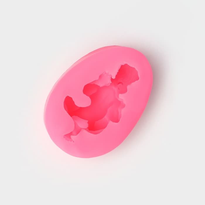 Молд для заливки 3D «Малыш», силикон, 7×5×2.7 см, розовый