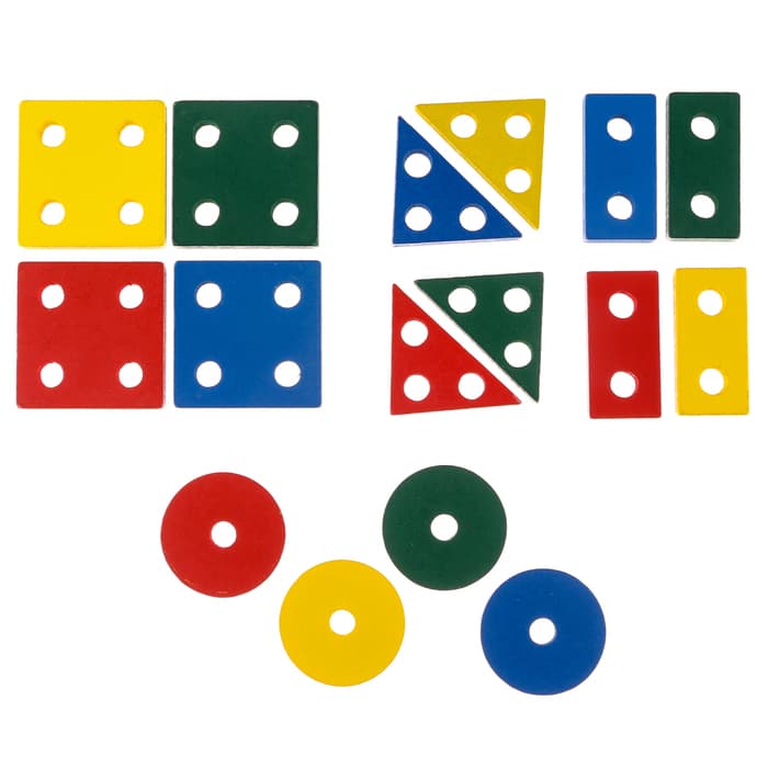 Пирамидка логическая Лесная мастерская «Фигуры», окрас глянцевый