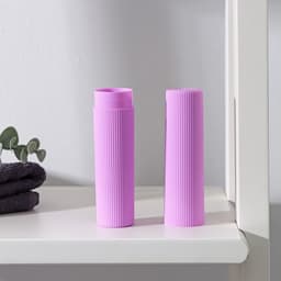 Футляр для зубной щётки и пасты Доляна, 20×3×3 см, сиреневый