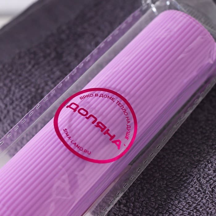 Футляр для зубной щётки и пасты Доляна, 20×3×3 см, сиреневый