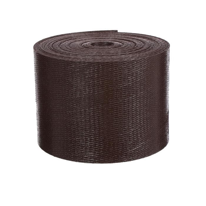 Лента бордюрная, 10 см×10 м, толщина 1.2 мм, пластиковая, коричневая, Greengo