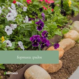 Лента бордюрная, 20 см×10 м, толщина 1.2 мм, пластиковая, зелёная, Greengo