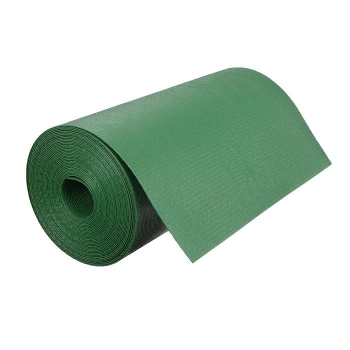 Лента бордюрная, 30 см×10 м, толщина 1.2 мм, пластиковая, зелёная, Greengo