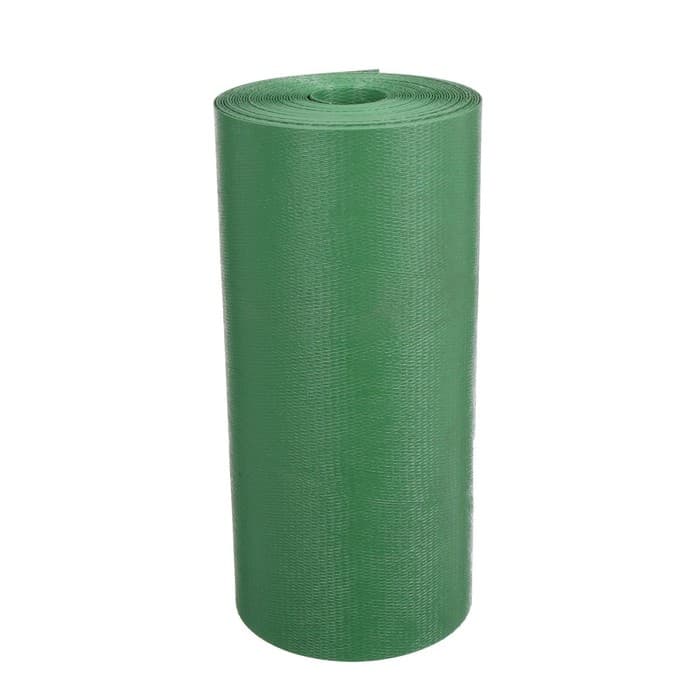 Лента бордюрная, 30 см×10 м, толщина 1.2 мм, пластиковая, зелёная, Greengo