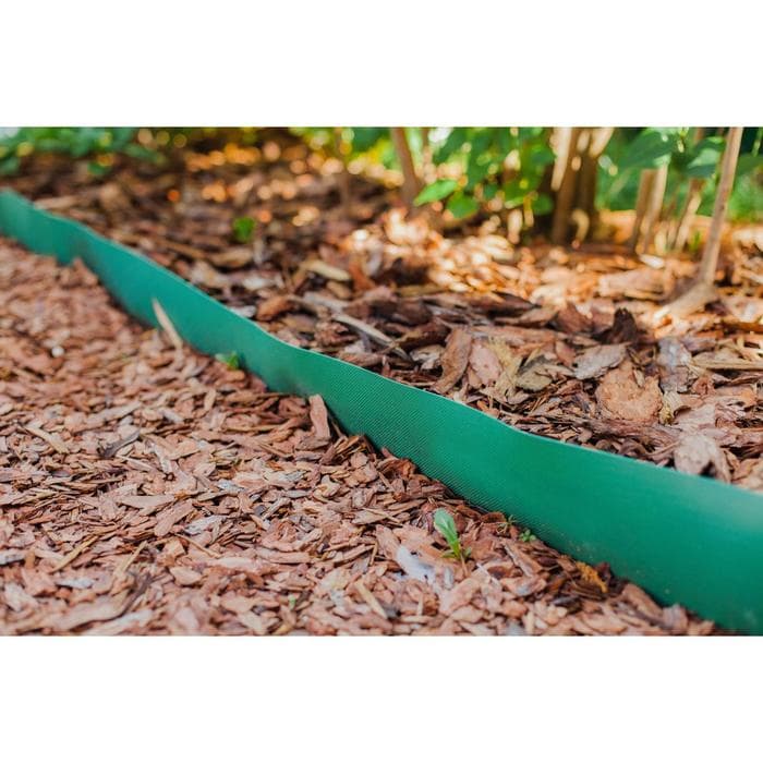 Лента бордюрная, 30 см×10 м, толщина 1.2 мм, пластиковая, зелёная, Greengo