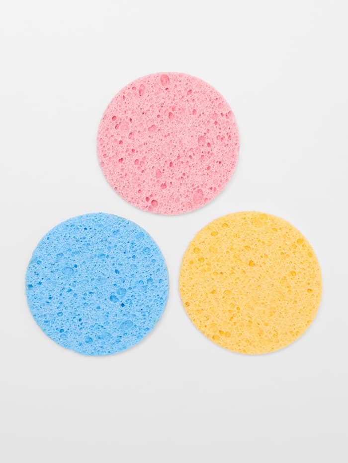 Спонж для умывания «Мягкость», d=7.5 см, МИКС