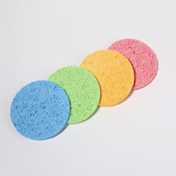 Спонж для умывания «Мягкость», d=7.5 см, МИКС