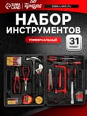 Набор инструментов в кейсе ТУНДРА, универсальный, 31 предмет